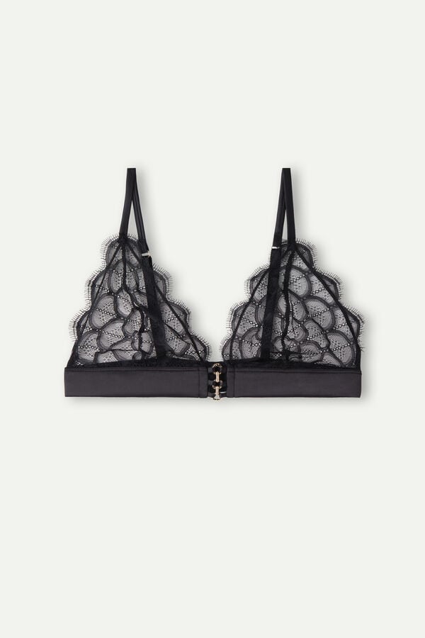 Intimssimi Pure Charme Triangle Bra Black | AUSWC46323