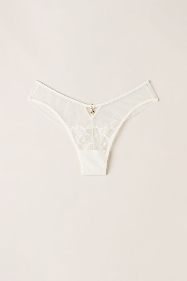 Intimssimi Pure Charme ‘80s Style Brazilian White | USEAH43334