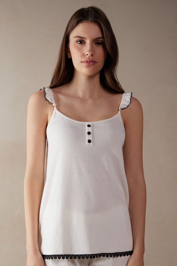 Intimssimi Pure Joy Cotton Top White | TUSWZ31794