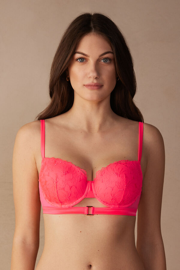 Intimssimi Pure Joy Sofia Balconette Bra Pink | YUSGT98569