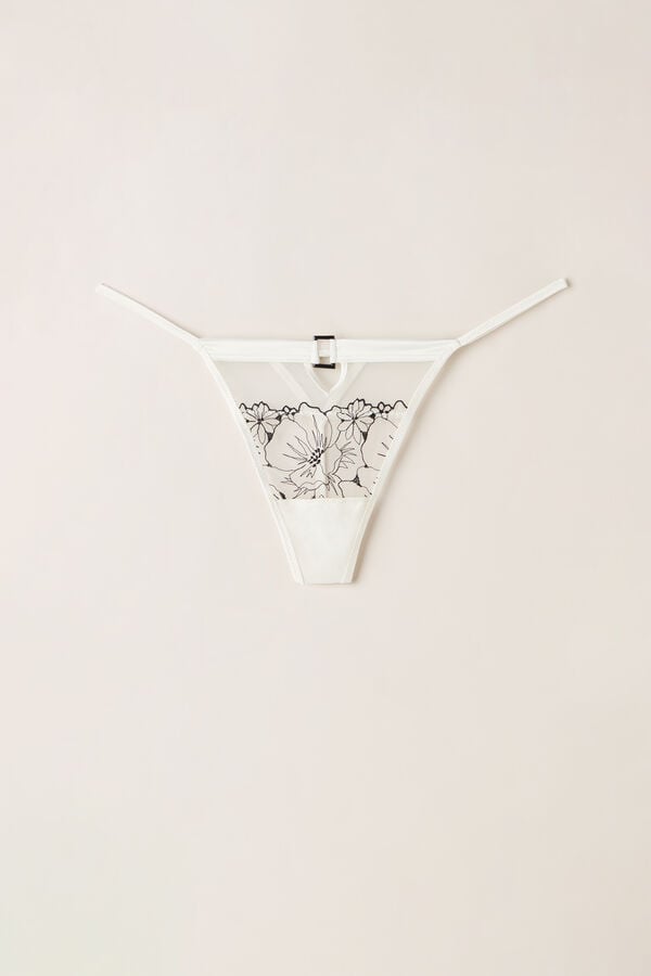 Intimssimi Pure Joy String Thong White | USQCS55554