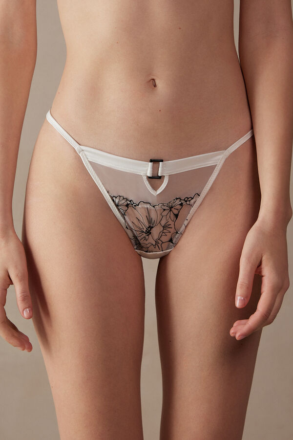 Intimssimi Pure Joy String Thong White | USQCS55554