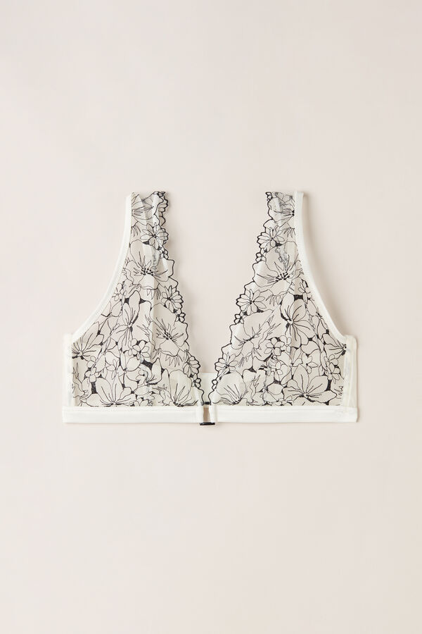 Intimssimi Pure Joy Triangle Bra White | USICD97960