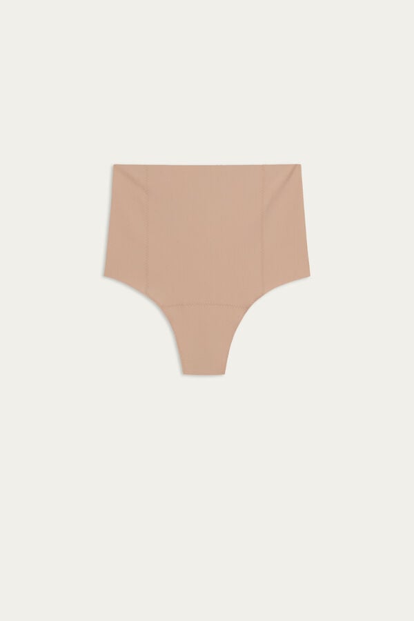 Intimssimi Raw-Cut Microfiber French Knickers Natural | ZUSNQ50648