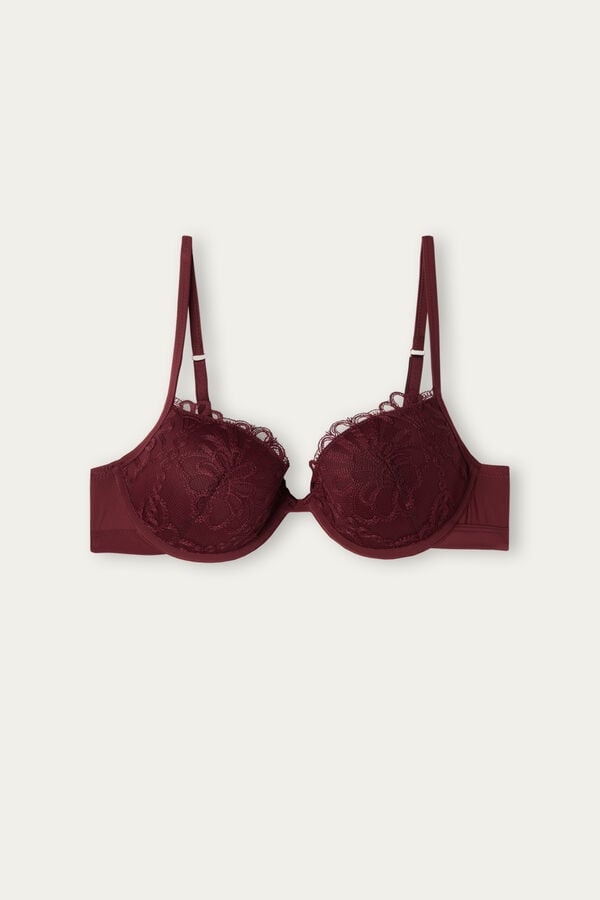 Intimssimi Romantic Life Bellissima Push-up Bra Red | MUSFT94204