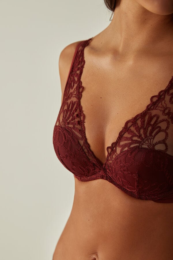 Intimssimi Romantic Life Giorgia Balconette Bra Red | AUSDF35169