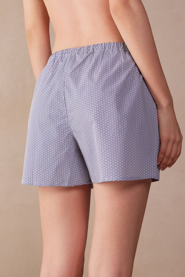 Intimssimi Santorini View Cotton Cloth Shorts Print | PUSER55502