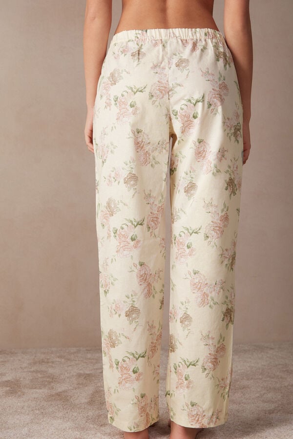 Intimssimi Scent of Roses Full Length Cotton Cloth Pants Print | ZUSMJ21966