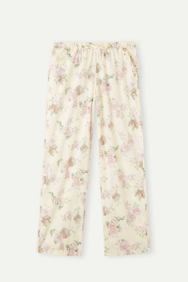 Intimssimi Scent of Roses Full Length Cotton Cloth Pants Print | ZUSMJ21966