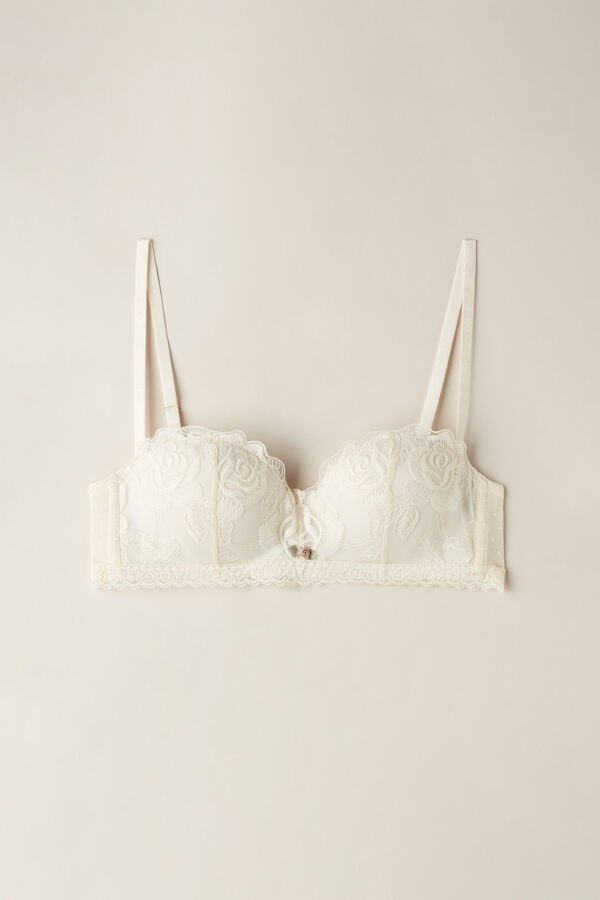 Intimssimi Scent of Roses Gioia Bandeau Bra Natural | USNZX88584