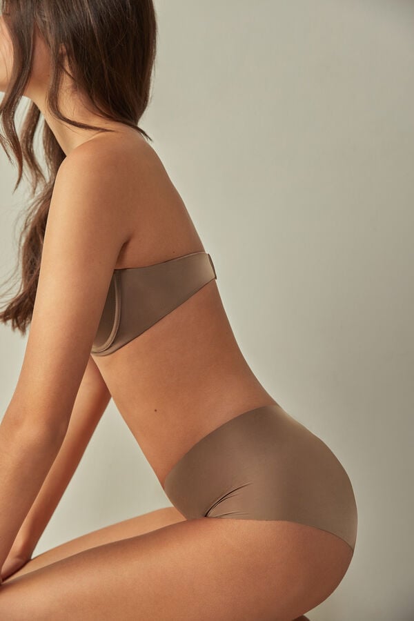 Intimssimi Seamless Microfiber Hipster Natural | USJZR37976