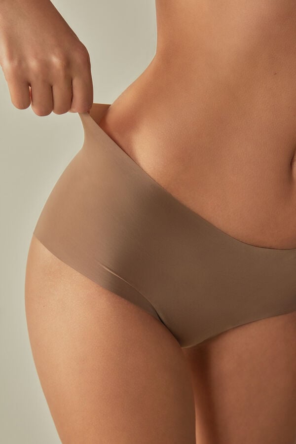 Intimssimi Seamless Microfiber Hipster Natural | USJZR37976