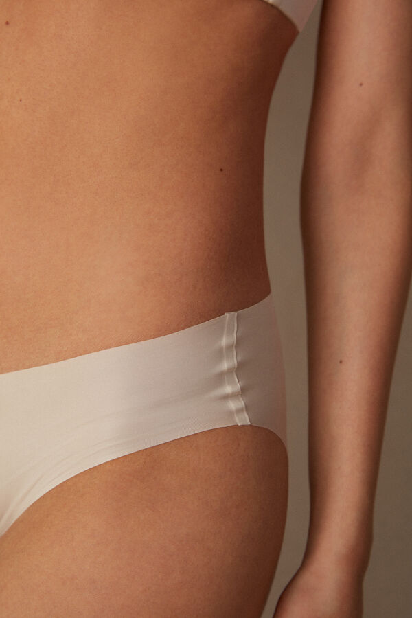 Intimssimi Seamless Microfiber Panties Natural | BUSSD35688