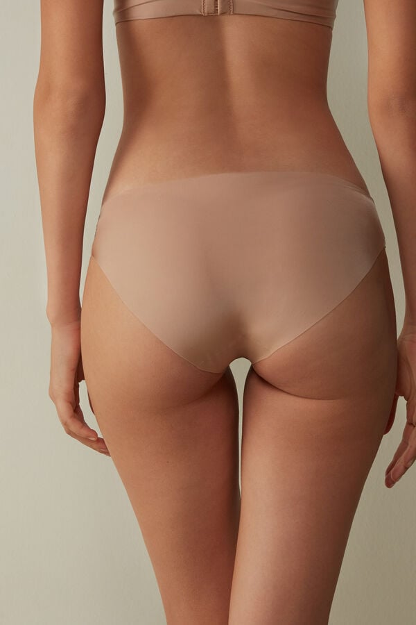 Intimssimi Seamless Microfiber Panties Natural | QUSUV31056