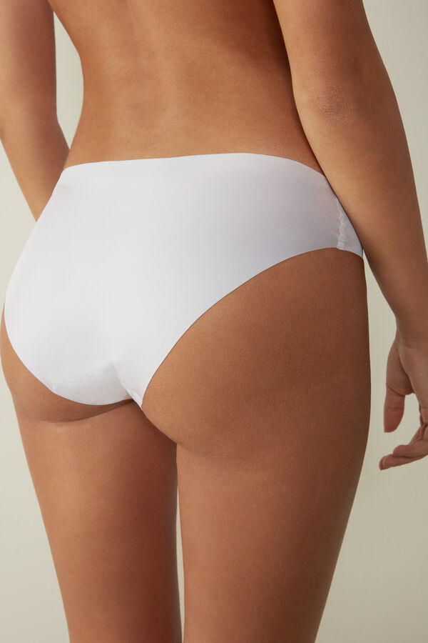 Intimssimi Seamless Microfiber Panties White | PUSER84569