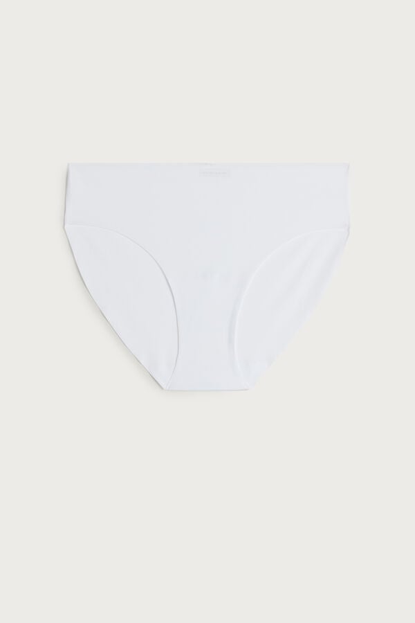 Intimssimi Seamless Microfiber Panties White | PUSER84569