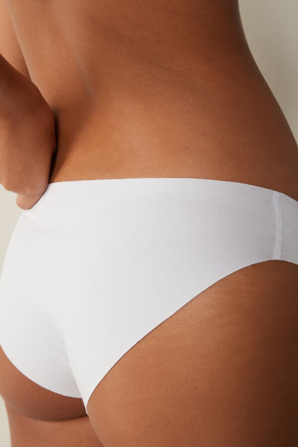 Intimssimi Seamless Supima® Cotton Panties White | PUSER84767