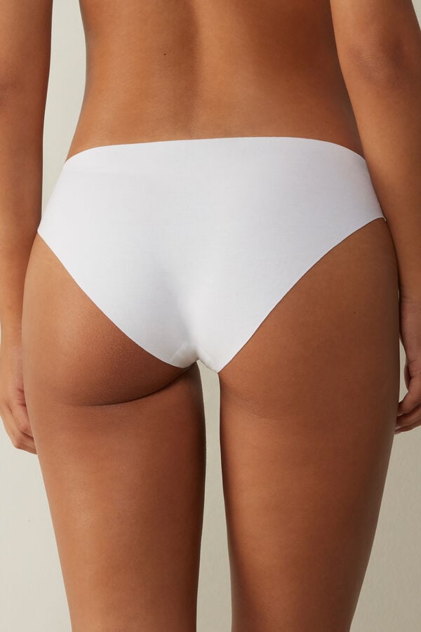 Intimssimi Seamless Supima® Cotton Panties White | PUSER84767