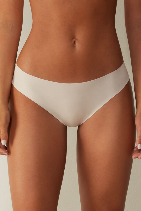 Intimssimi Seamless Supima® Cotton Panties Natural | USJKU13945