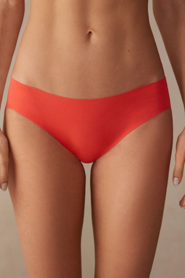 Intimssimi Seamless Supima® Cotton Panties Orange | YUSGT92902