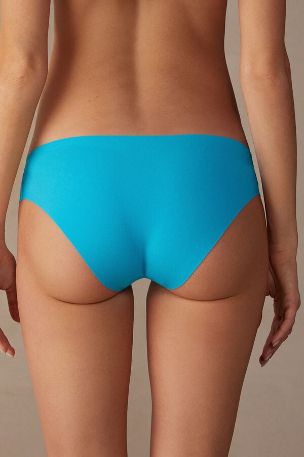 Intimssimi Seamless Supima® Cotton Panties Blue | YUSVQ19170