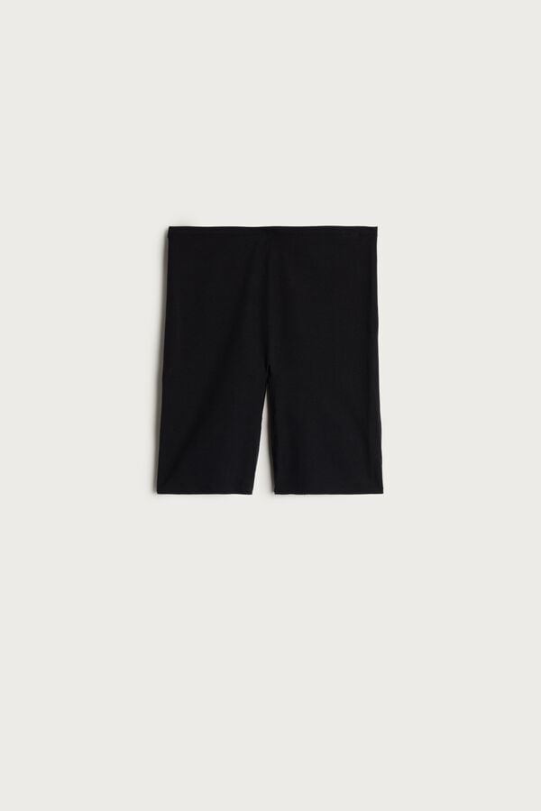 Intimssimi Seamless Supima® Cotton Shorts Black | DUSVO47823