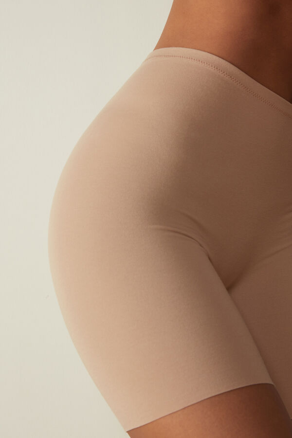 Intimssimi Seamless Supima® Cotton Shorts Natural | USEGJ43453