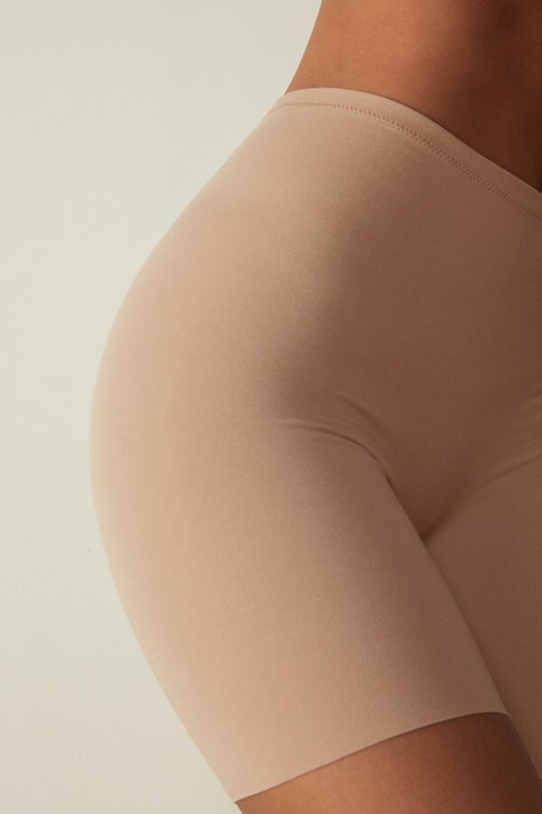 Intimssimi Seamless Supima® Cotton Shorts Natural | UUSND36411