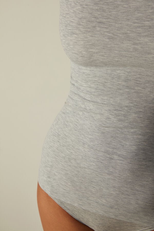 Intimssimi Seamless Supima® Cotton Tank Top Grey | USZPD32806