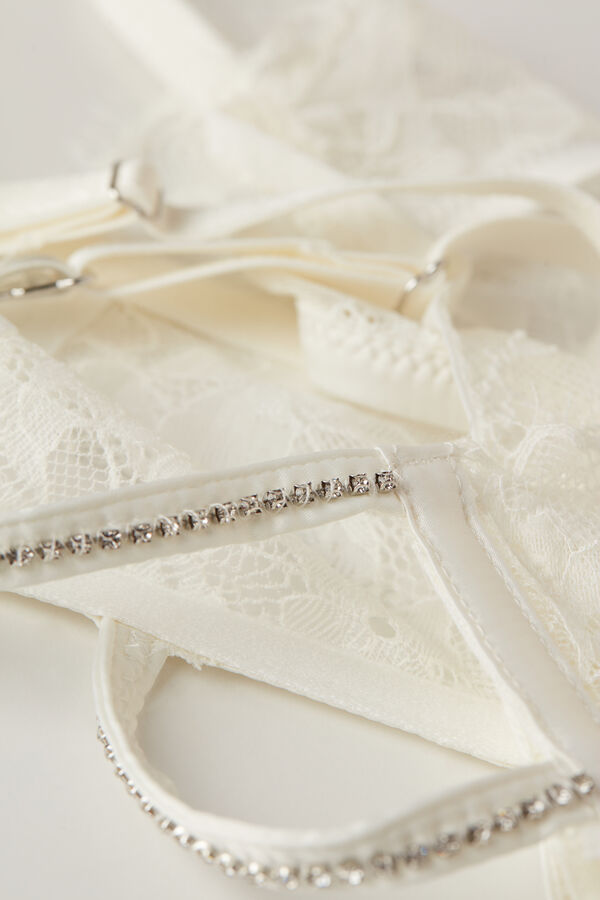 Intimssimi Shine High Like Stars Garter Belt White | BUSSO30093