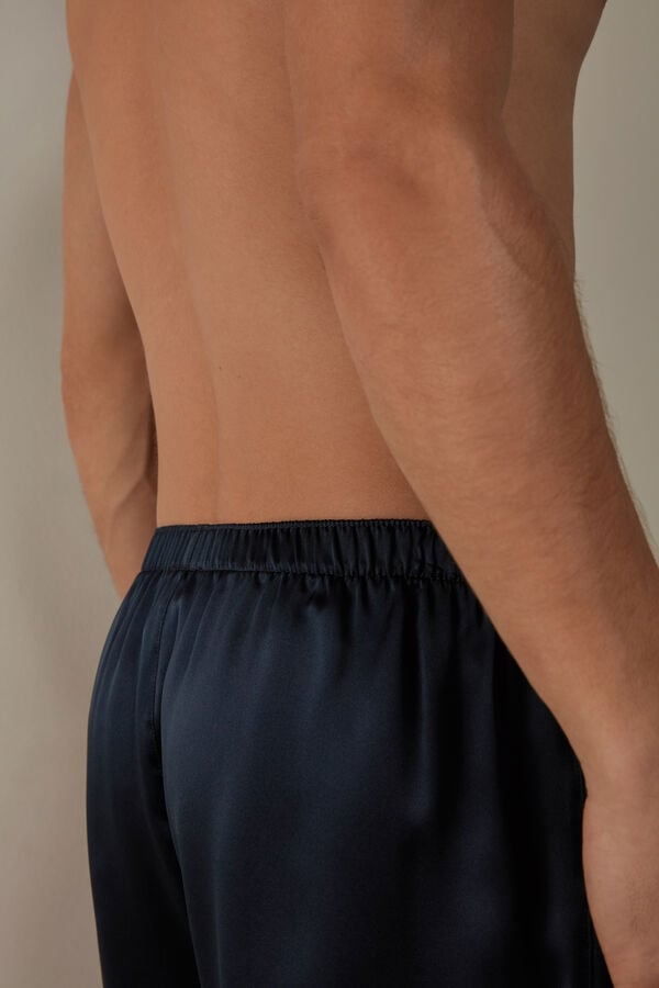 Intimssimi Silk Boxers Blue | USXBR13045