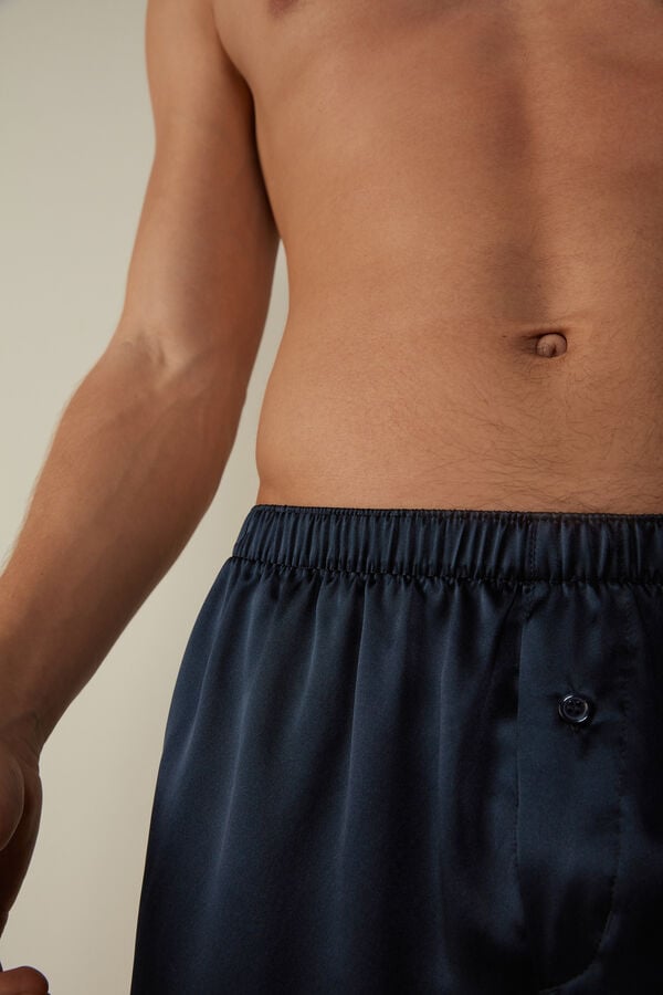 Intimssimi Silk Boxers Blue | USXBR13045