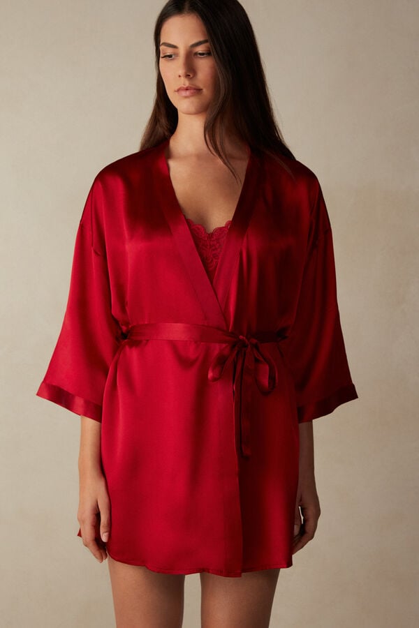 Intimssimi Silk Kimono Red | USJBT65861