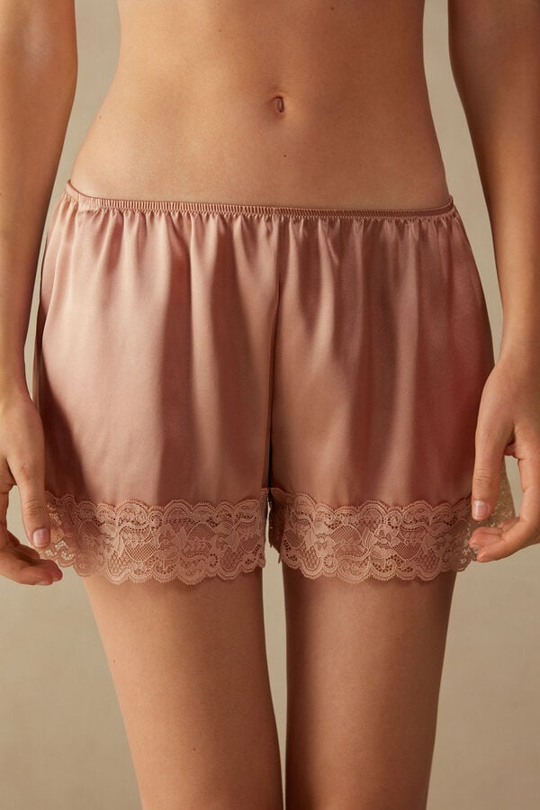 Intimssimi Silk Shorts Natural | SUSVO86270