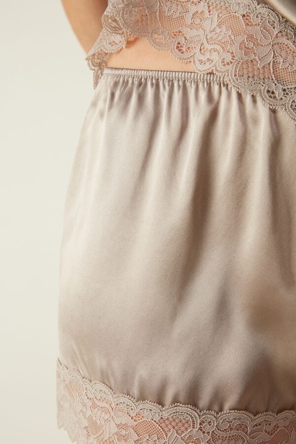 Intimssimi Silk Shorts Natural | USEGJ42873