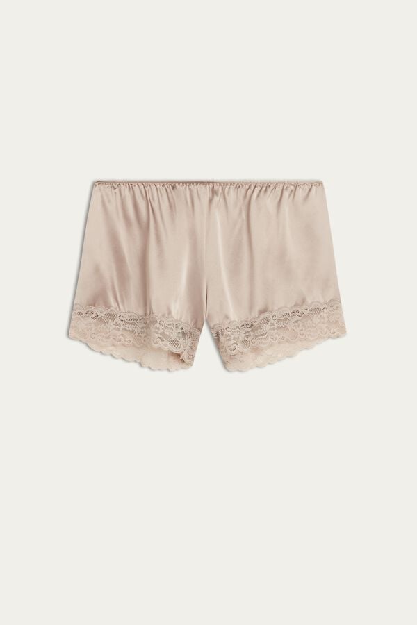 Intimssimi Silk Shorts Natural | USEGJ42873