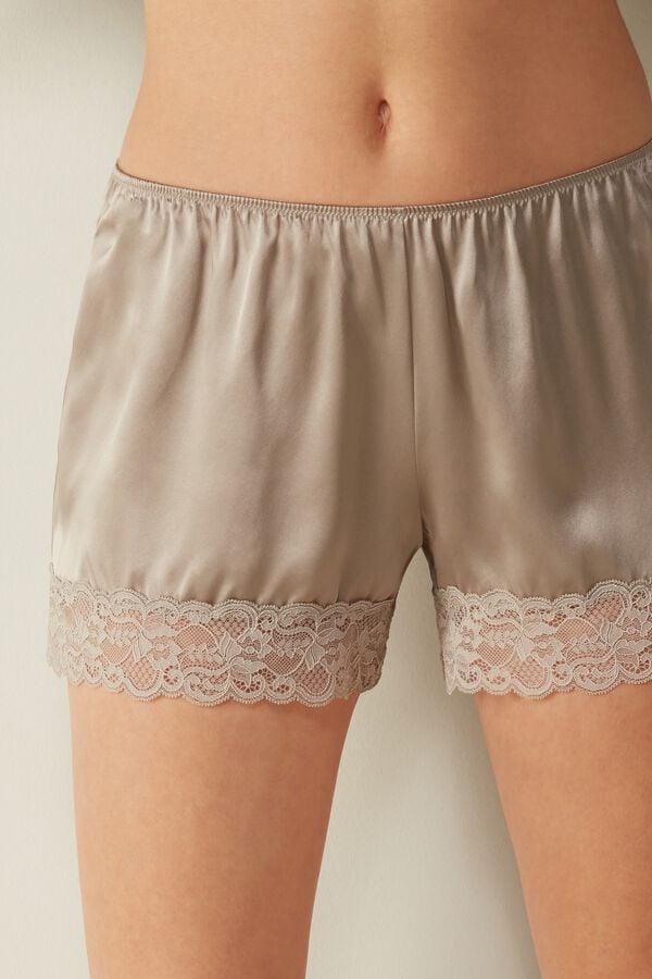 Intimssimi Silk Shorts Natural | USEGJ42873