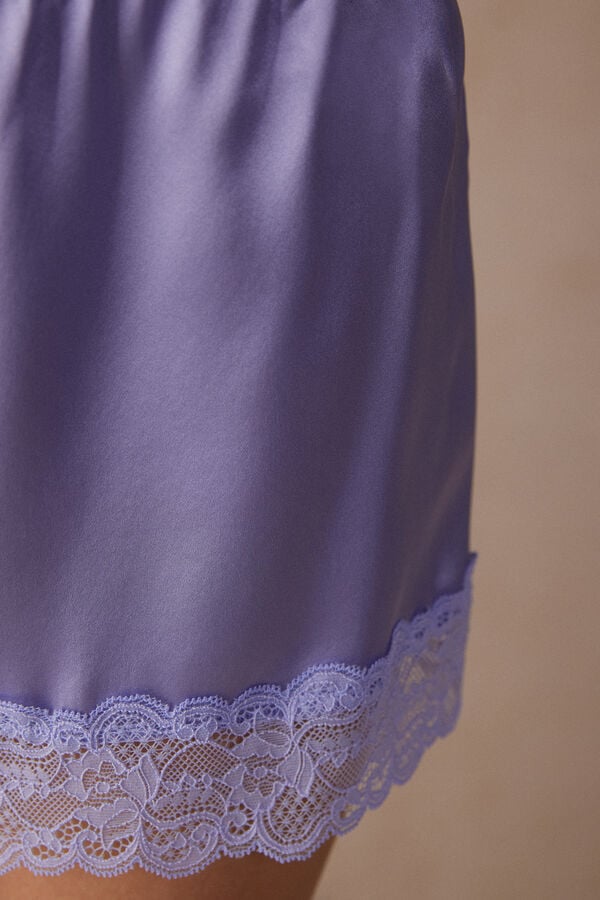 Intimssimi Silk Shorts Violet | USQAV41881