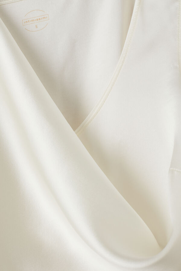 Intimssimi Silk and Modal Tank Top White | ZUSMJ90071