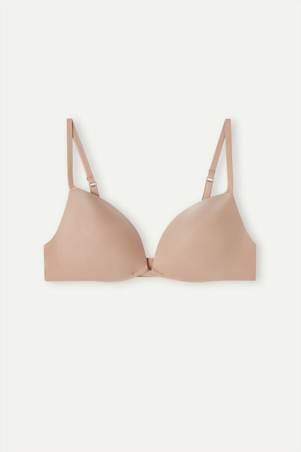 Intimssimi Silvia Push-up Bra in Ultralight Microfiber Natural | USZPD60820