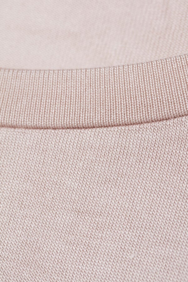 Intimssimi Simple Elegance Long Sleeve Top in Modal Pale Pink | USDYB30333