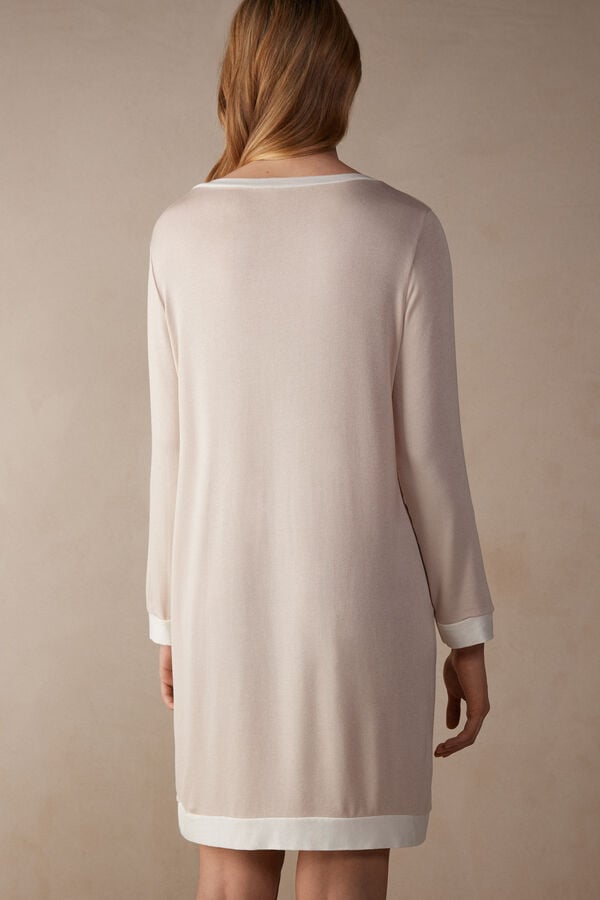 Intimssimi Simple Elegance Night Shirt Pale Pink | XUSBH47370