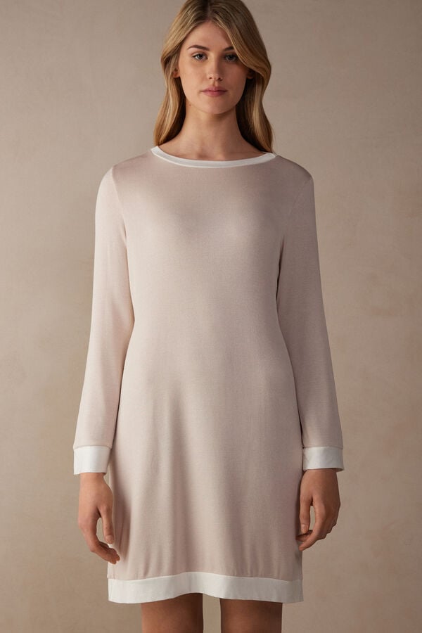 Intimssimi Simple Elegance Night Shirt Pale Pink | XUSBH47370