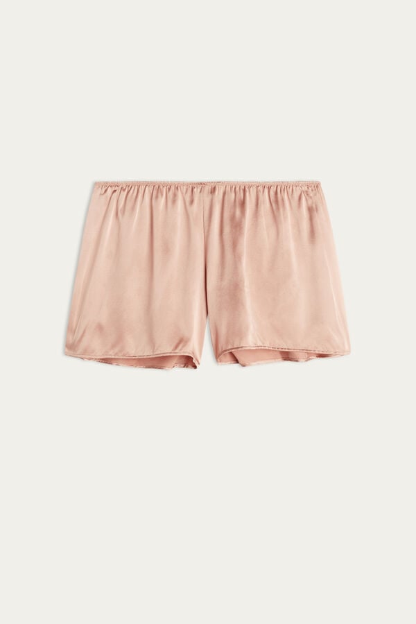 Intimssimi Smooth Silk-Satin Shorts Natural | QUSUV41331