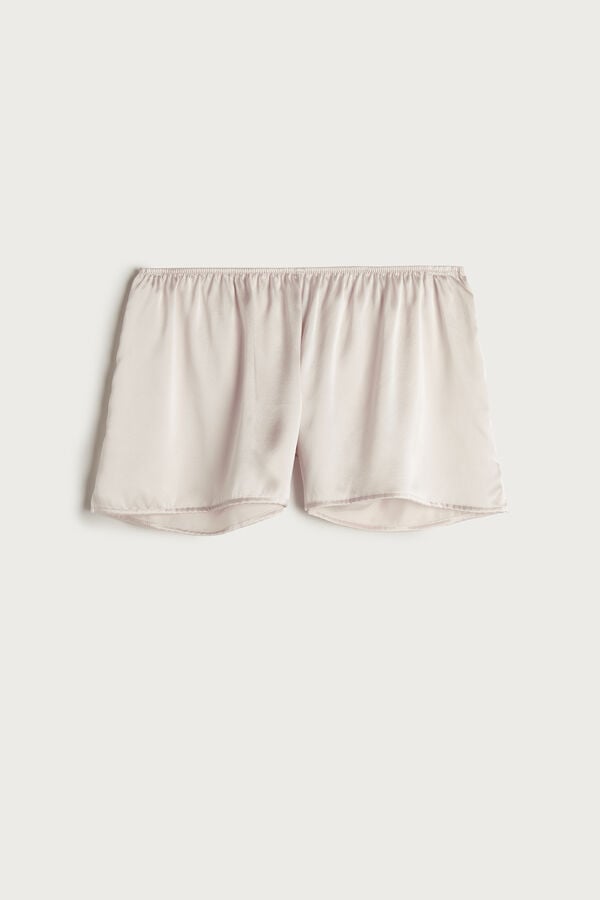 Intimssimi Smooth Silk-Satin Shorts Natural | QUSWA22179