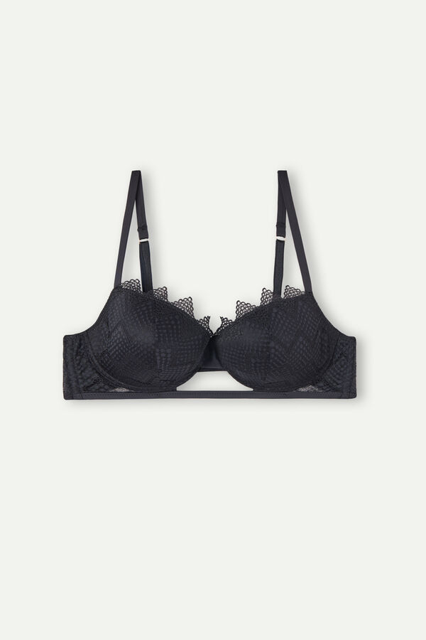 Intimssimi Sofia Urban Nomad Balconette Bra Black | MUSHR37026