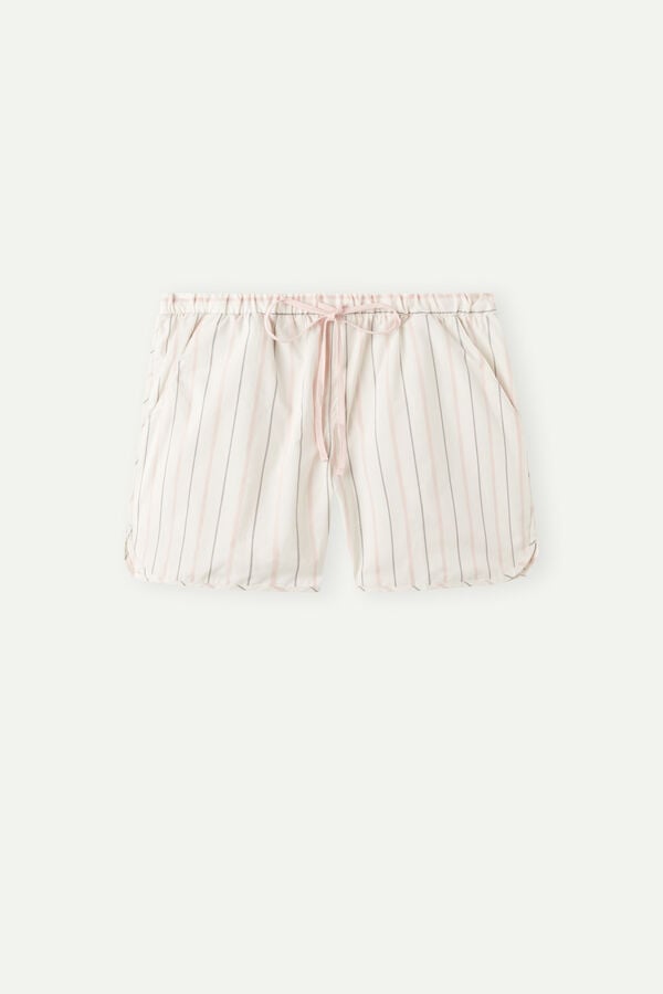 Intimssimi Soft Spring Cotton Cloth Shorts White | USXMI15346