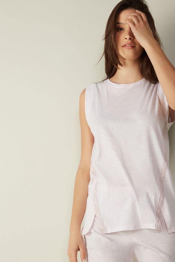 Intimssimi Sporty Cotton Camisole in Supima® Ultrafresh Cotton Pink | ZUSMJ99066