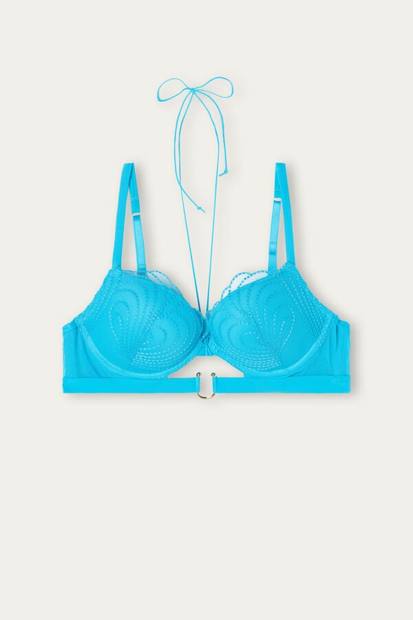 Intimssimi Steal the Show Elettra Super Push-up Bra Blue | DUSVO17761