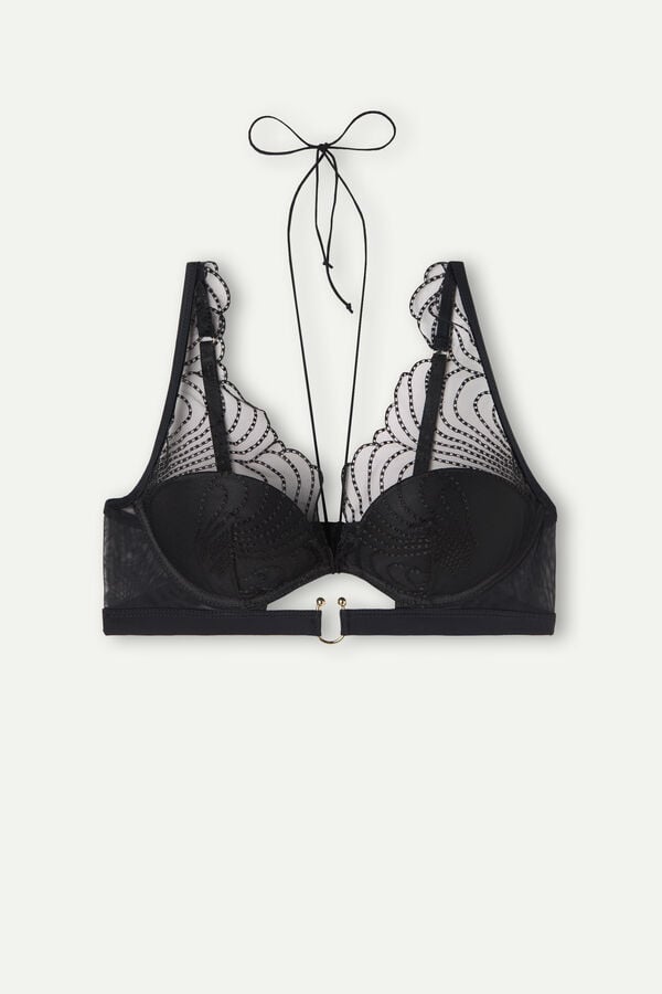 Intimssimi Steal the Show Giorgia Balconette Bra Black | USQAV51156